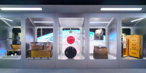 Louis Vuitton's traveling 'Time Capsule' exhibition .